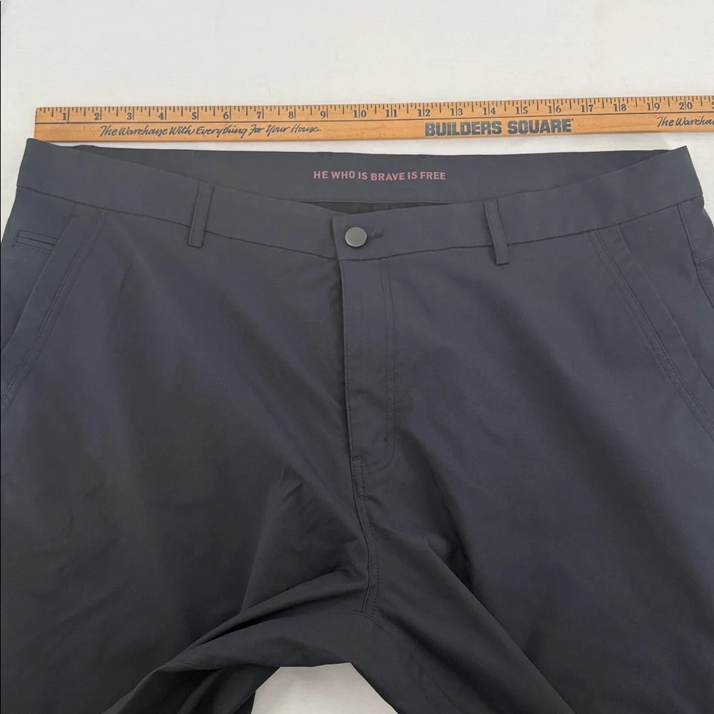 Marcus Pierce Pants Mens 39 x 30 Navy Blue Renegade Performance Casual - Picture 7 of 9